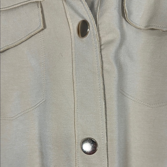 Joie Tan Utility Jacket with Relaxed Fit L - Picture 3 of 7